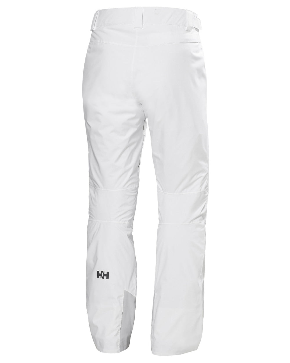 White Coloured Helly Hansen Mens Legendary Insulated Ski Pants on white background