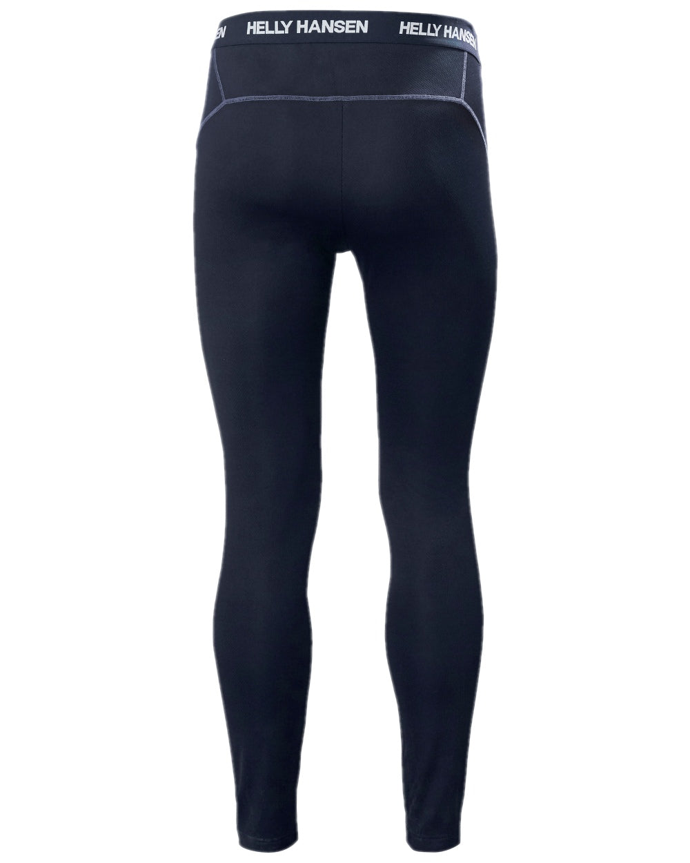 Navy Coloured Helly Hansen Mens Lifa Lightweight Base Layer Pants on white background