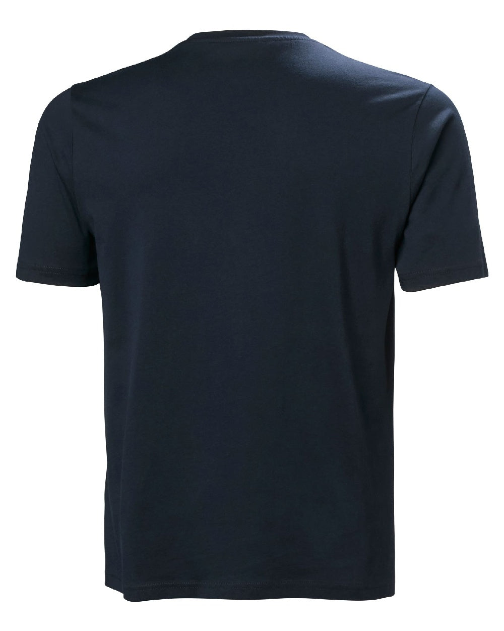 Navy coloured Helly Hansen Mens Logo T-Shirt 3.0 on white background