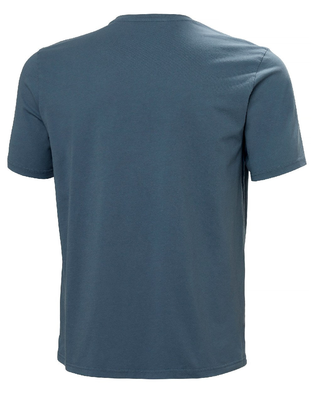 Washed Navy coloured Helly Hansen Mens Logo T-Shirt 3.0 on white background