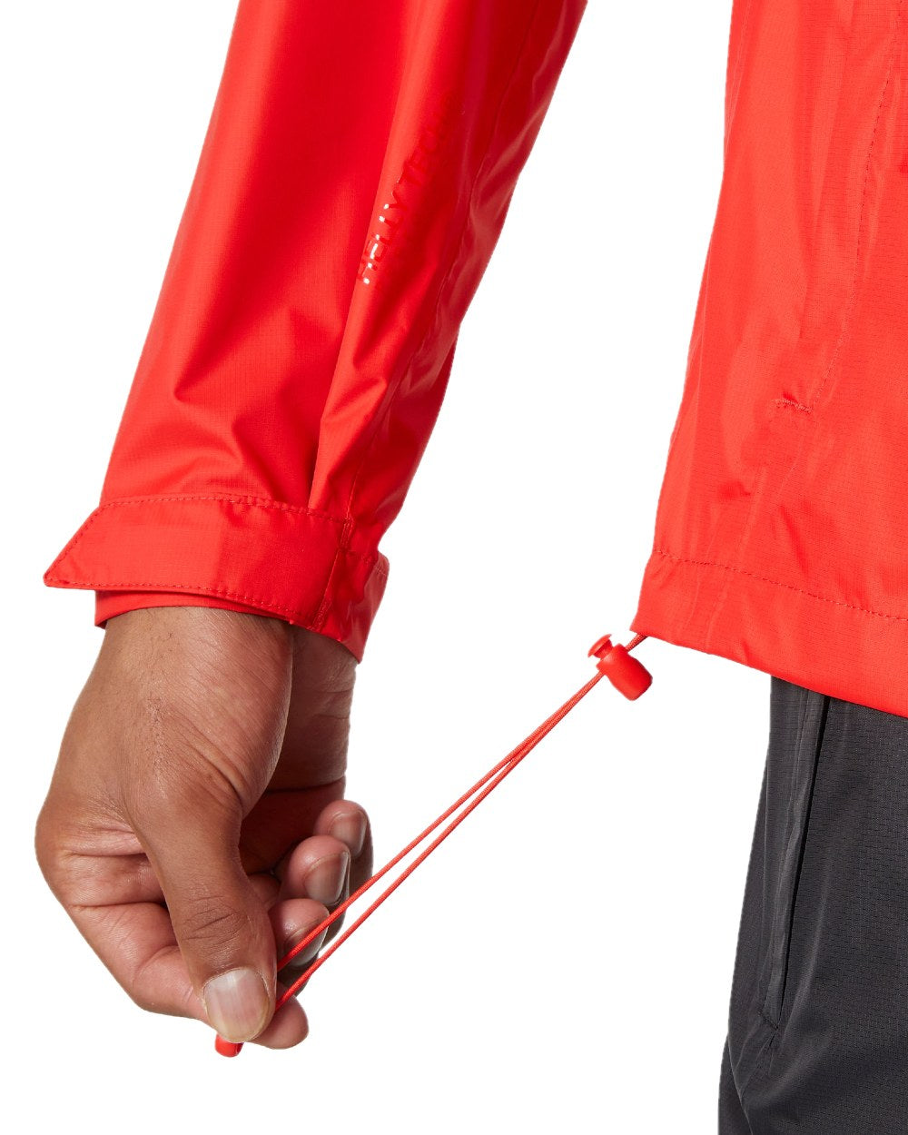 Alert Red coloured Helly Hansen Mens Loke Jacket 2.0 on white background