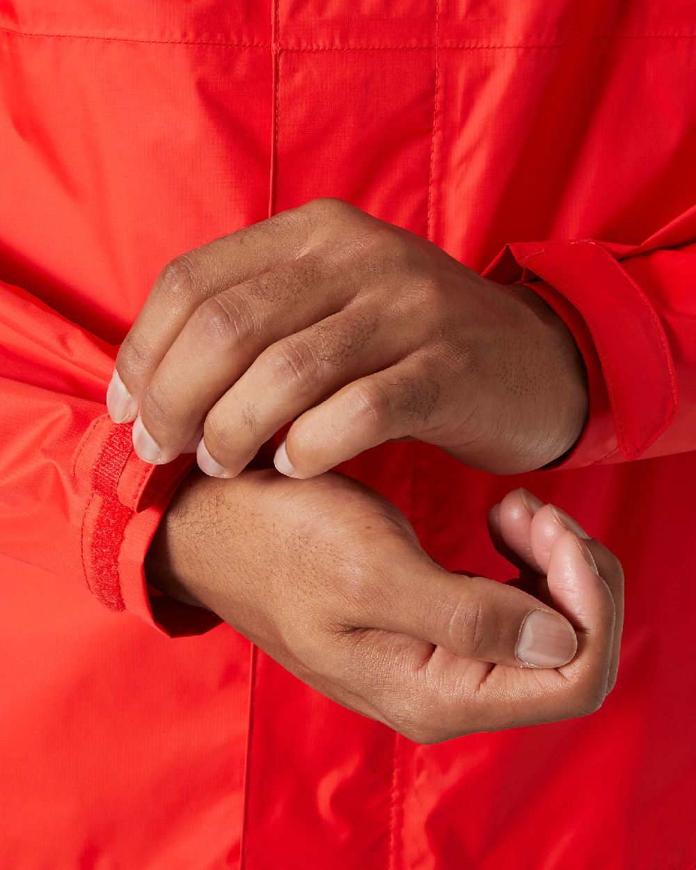 Alert Red coloured Helly Hansen Mens Loke Jacket 2.0 on white background