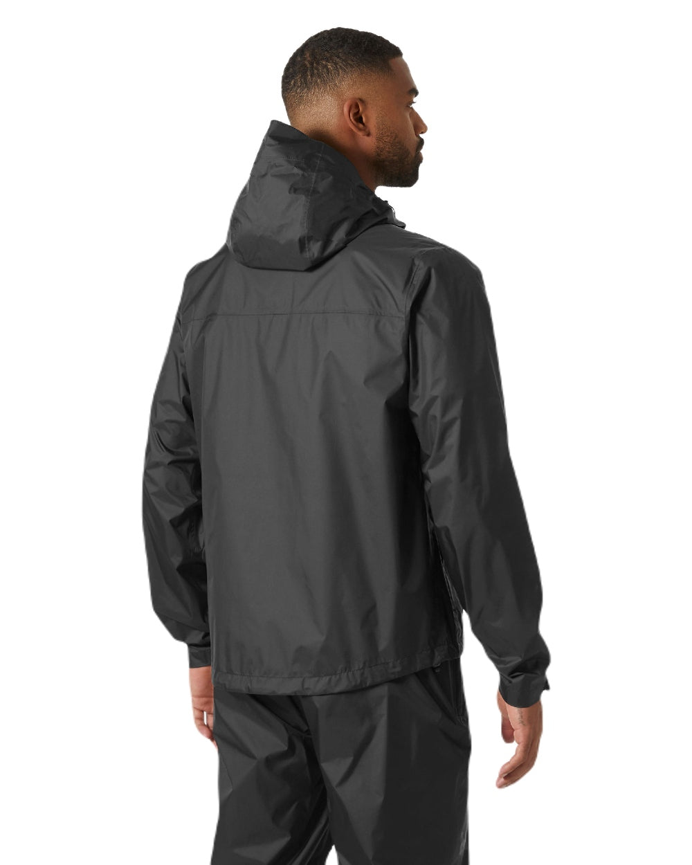 Black coloured Helly Hansen Mens Loke Jacket 2.0 on white background