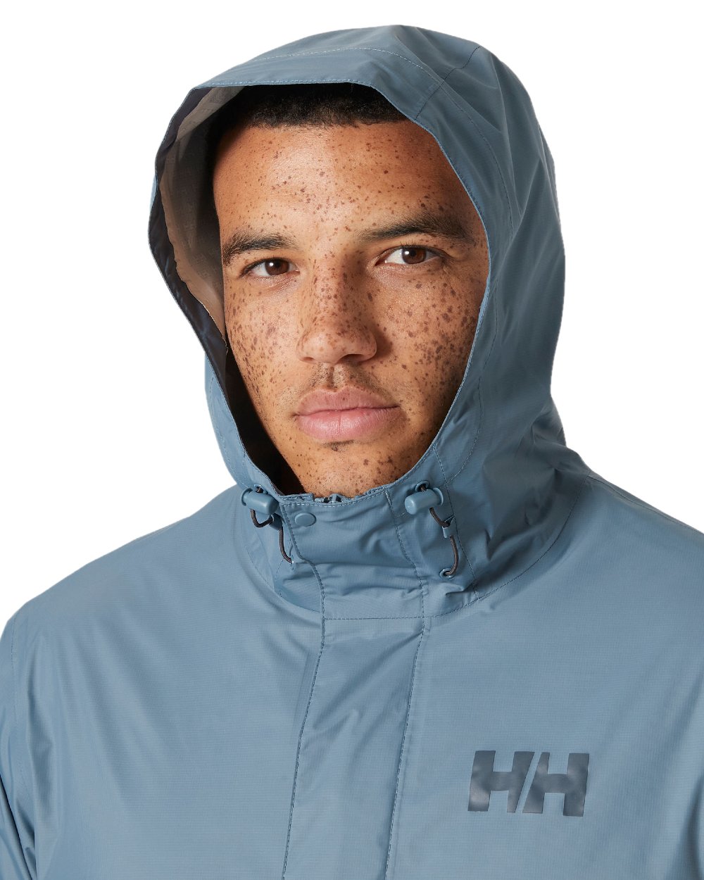 Washed Navy coloured Helly Hansen Mens Loke Jacket 2.0 on white background