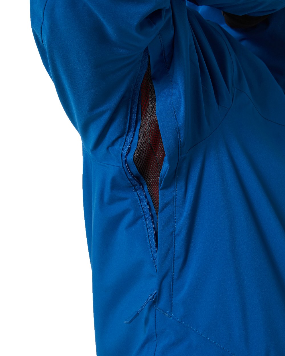 Deep Fjord Coloured Helly Hansen Mens Panorama Jacket on white background