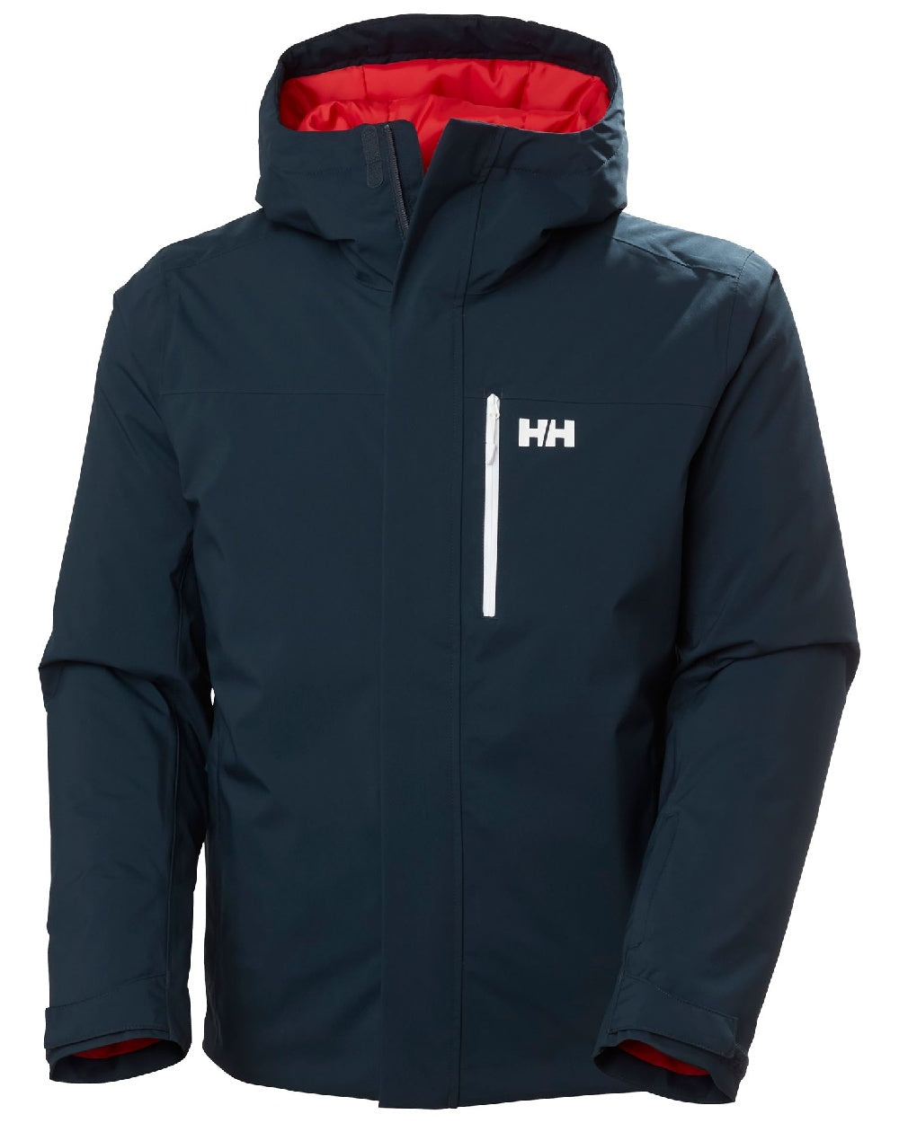 Navy Coloured Helly Hansen Mens Panorama Jacket on white background