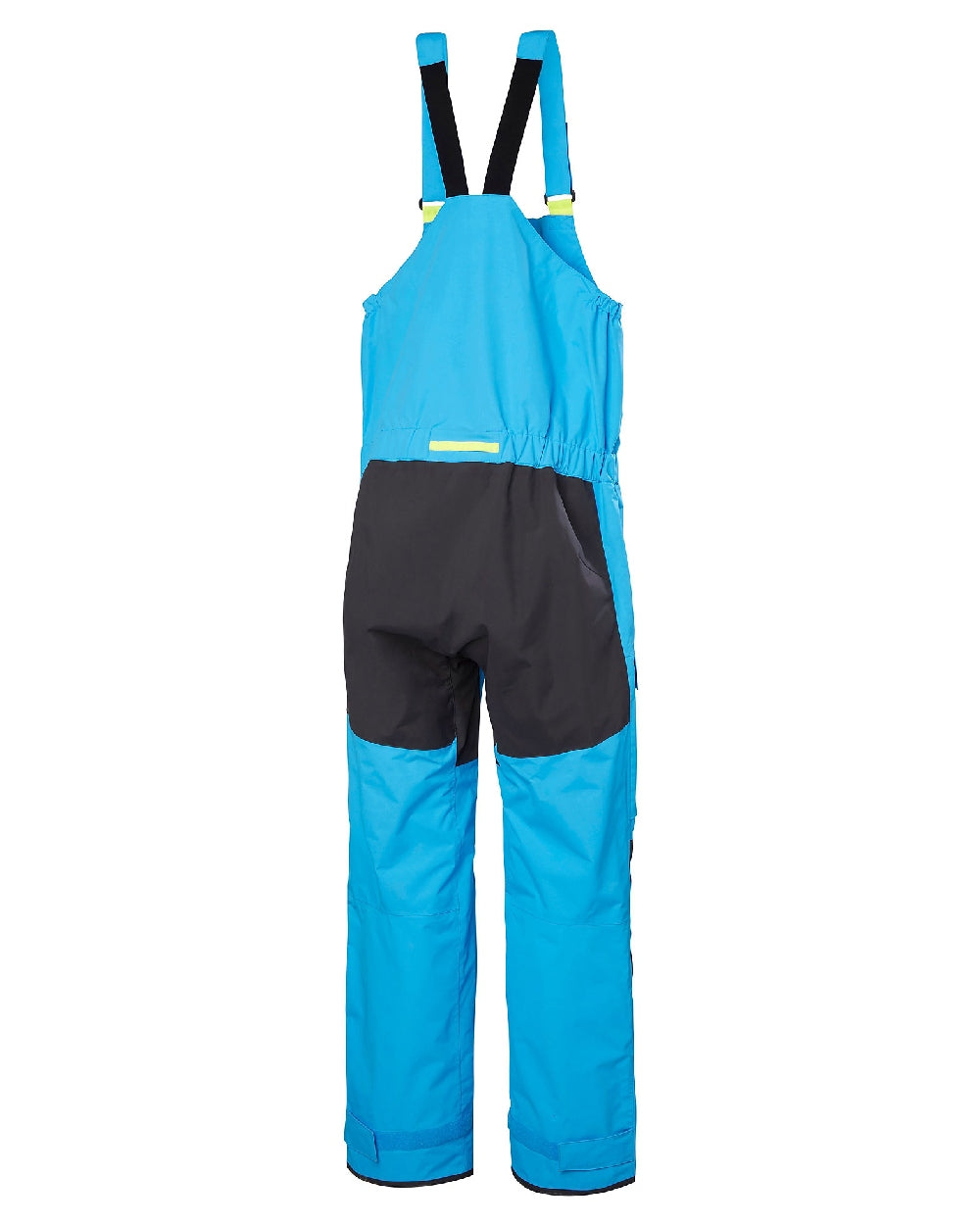 Cyan coloured Helly Hansen Mens Pier 4.0 Bib on white background