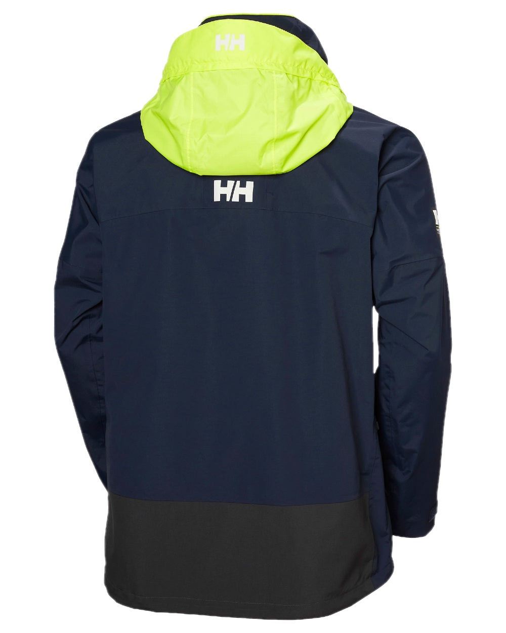 Navy coloured Helly Hansen Mens Pier 4.0 Jacket on white background