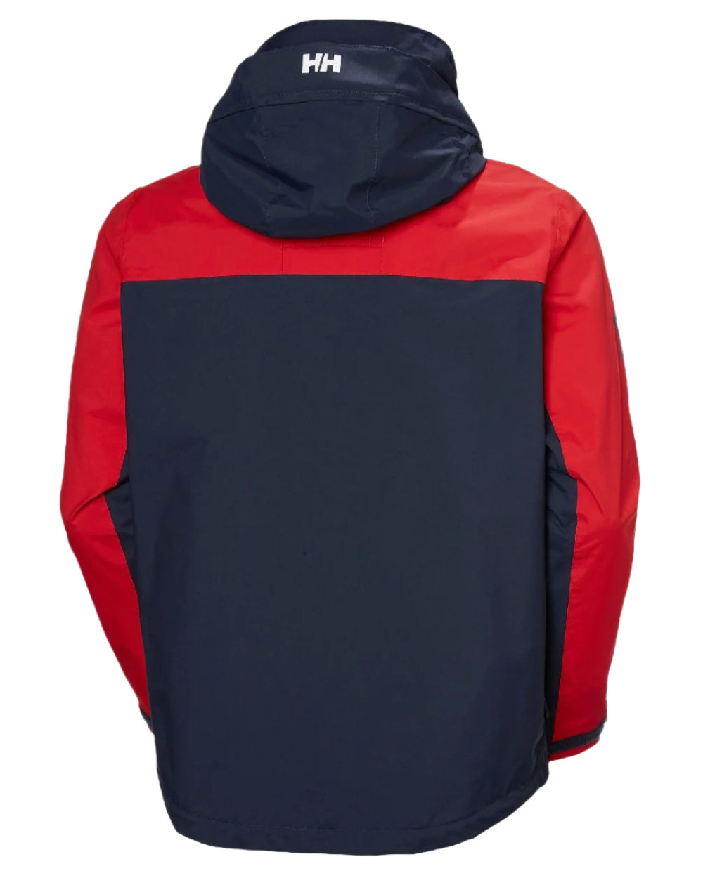 Red coloured Helly Hansen Mens Quayside Jacket on white background