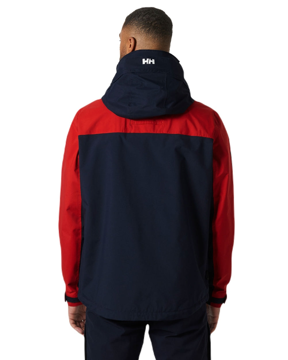 Red coloured Helly Hansen Mens Quayside Jacket on white background