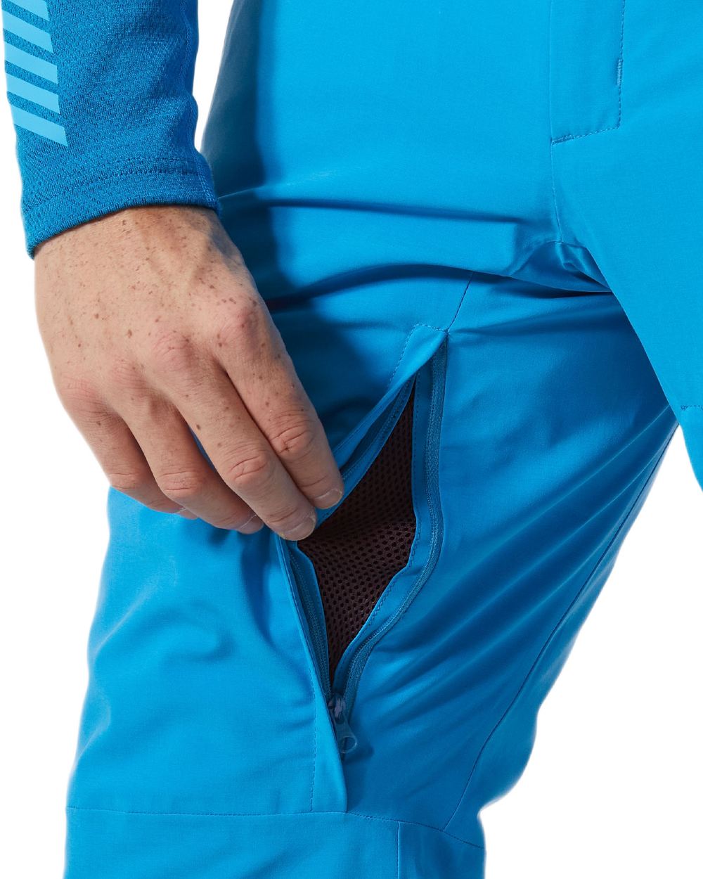 Neptune Blue Coloured Helly Hansen Rapid Pants on white background
