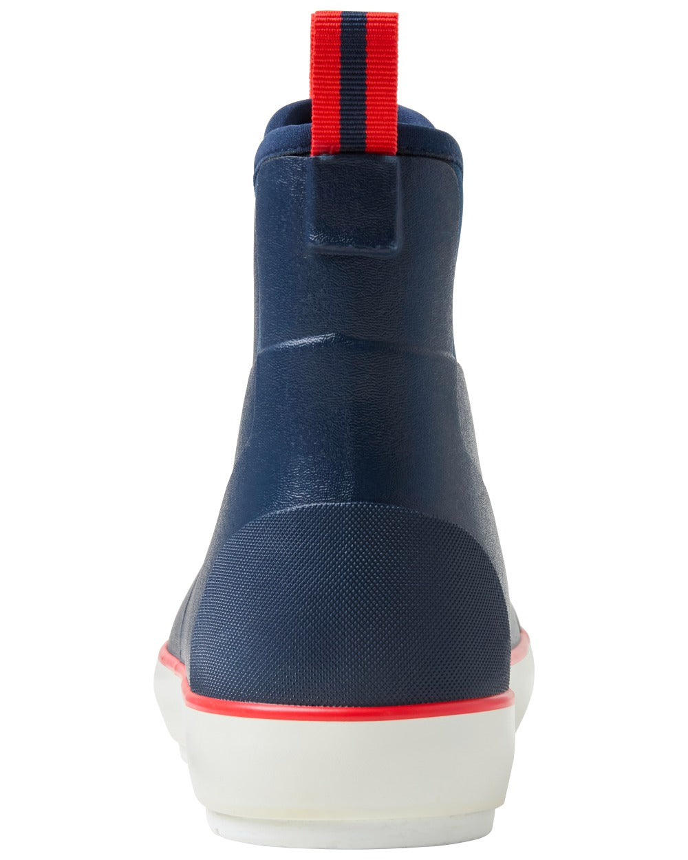 Evening Blue coloured Helly Hansen Mens Seaspray Rain Boots on white background