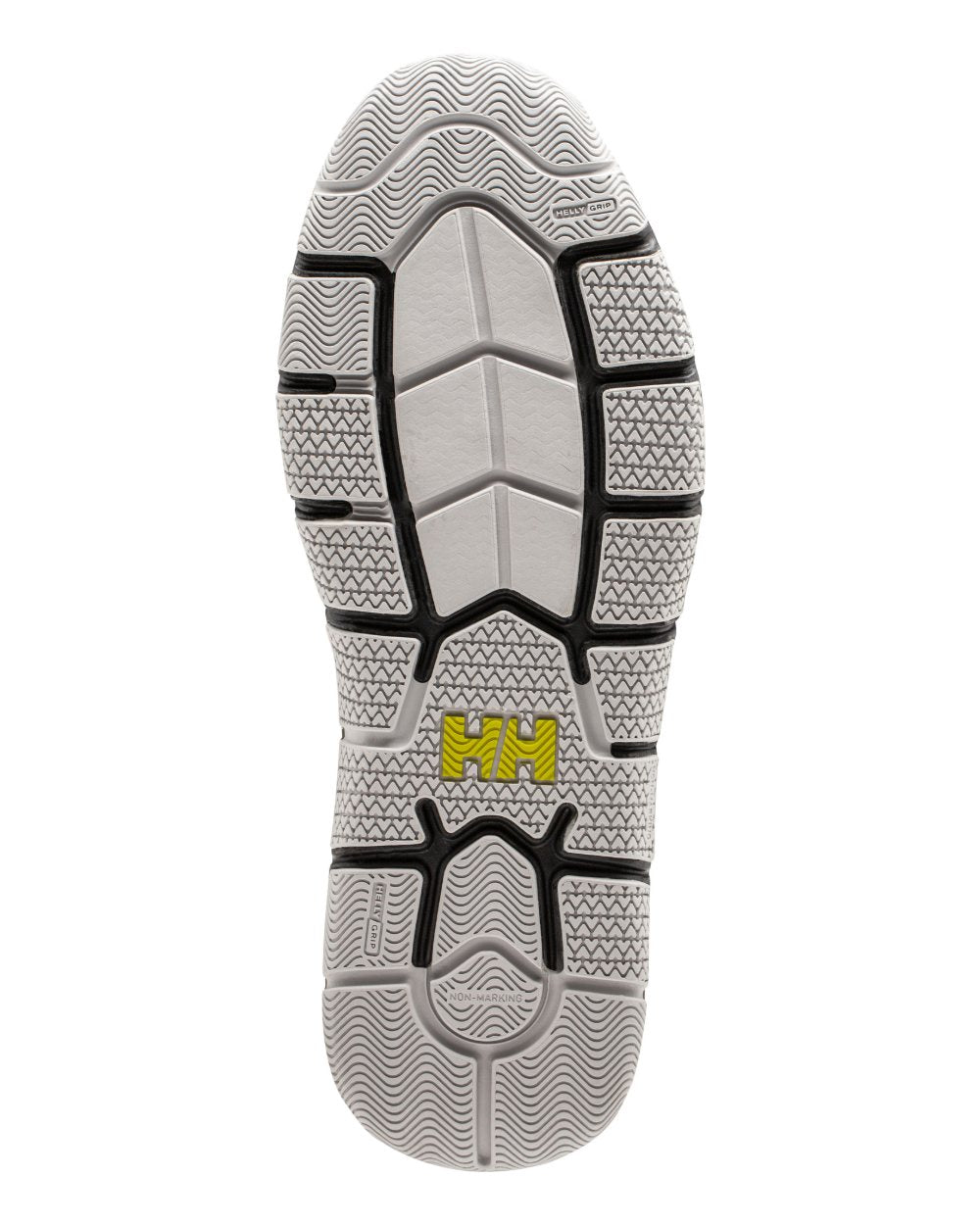 Phantom Ebony Grey Fog Coloured Helly Hansen Mens Skagen F-1 Offshore Shoes on white background