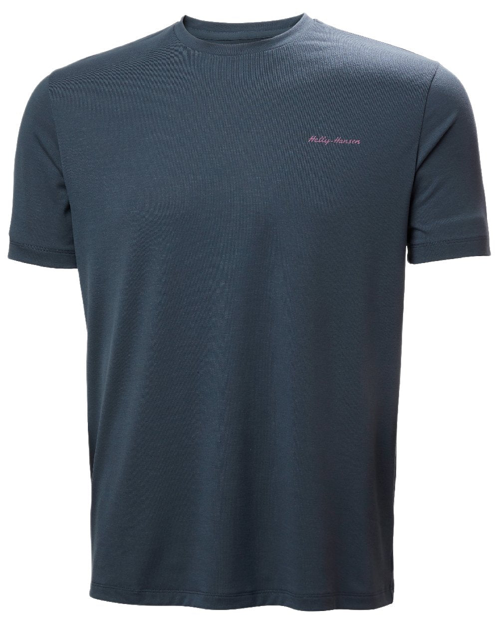 Alpine Frost Coloured Helly Hansen Mens Skog Recycled Graphic T-Shirt on white background