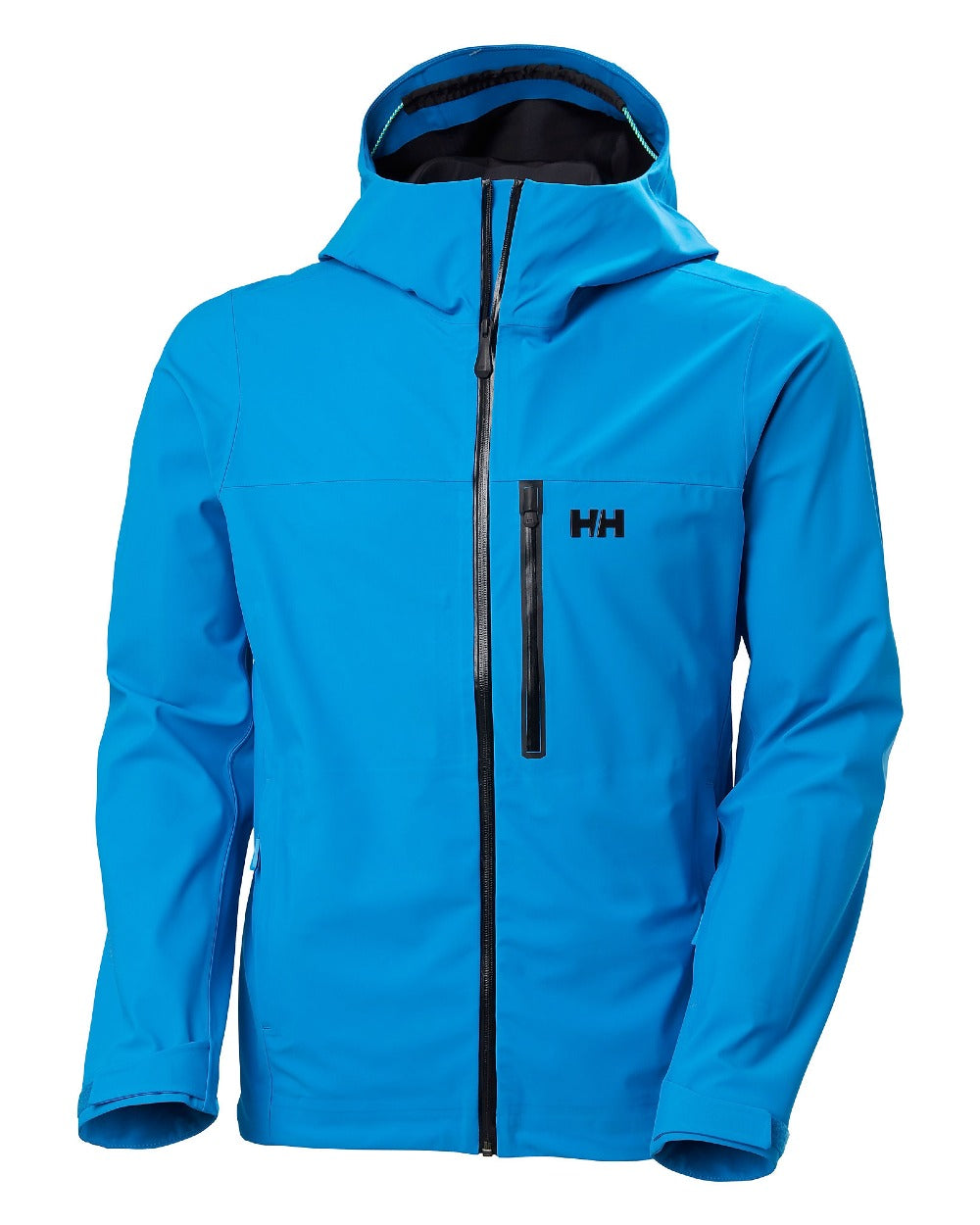 Neptune Blue Coloured Helly Hansen Mens Swift 3 Layer Shell Jacket on white background