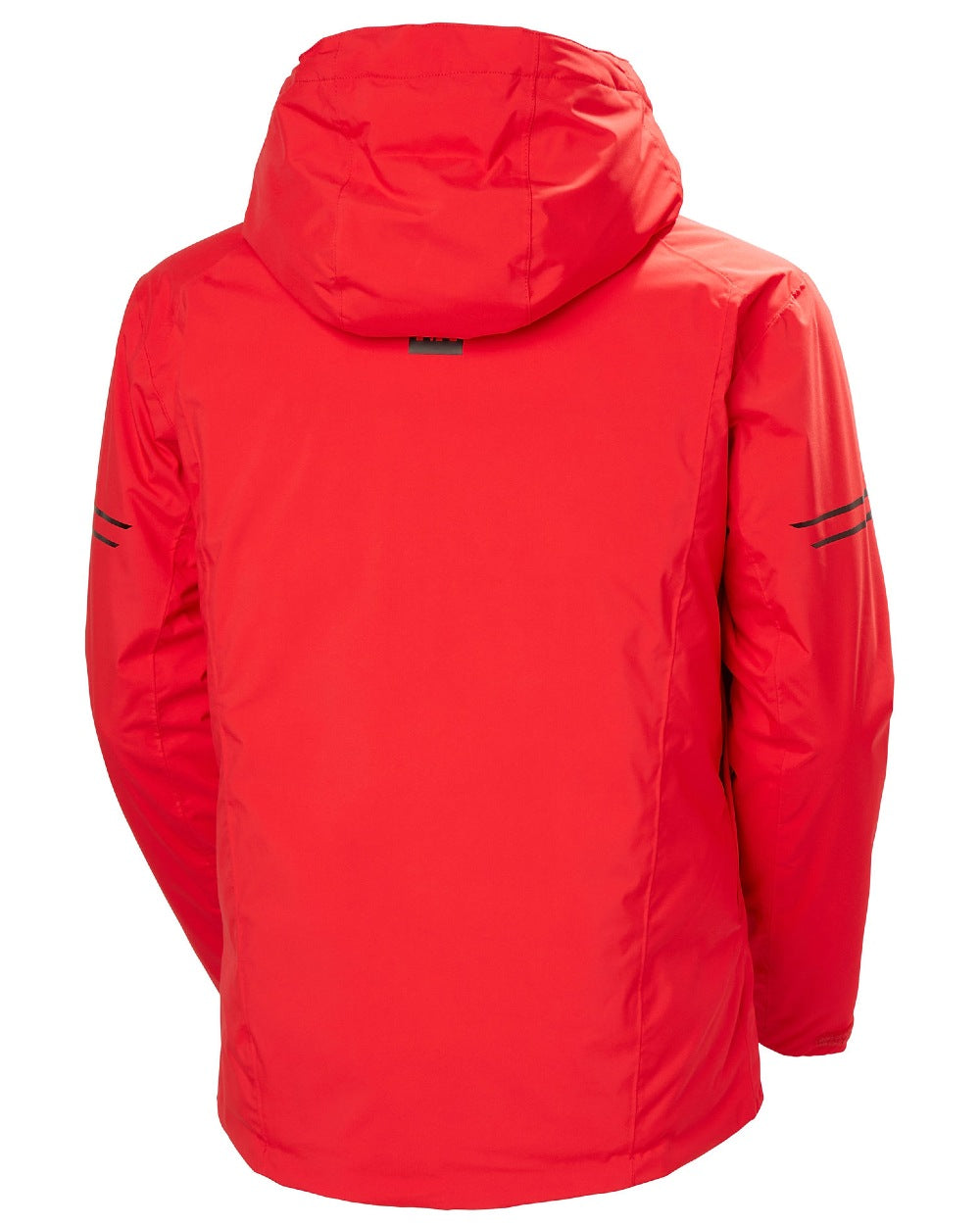 Alert Red Coloured Helly Hansen Mens Swift Team Insulated Ski Jacket on white background