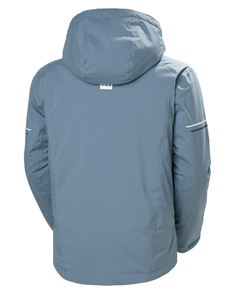 Washed Navy Coloured Helly Hansen Mens Swift Team Insulated Ski Jacket on white background
