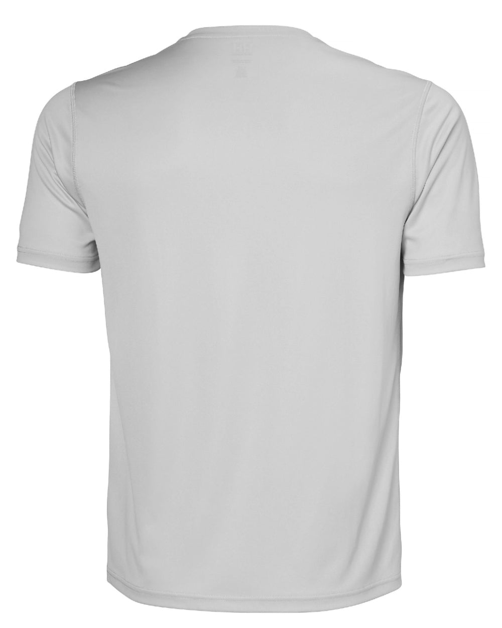 Grey Fog coloured Helly Hansen Mens Tech T-Shirt 2.0 on white background