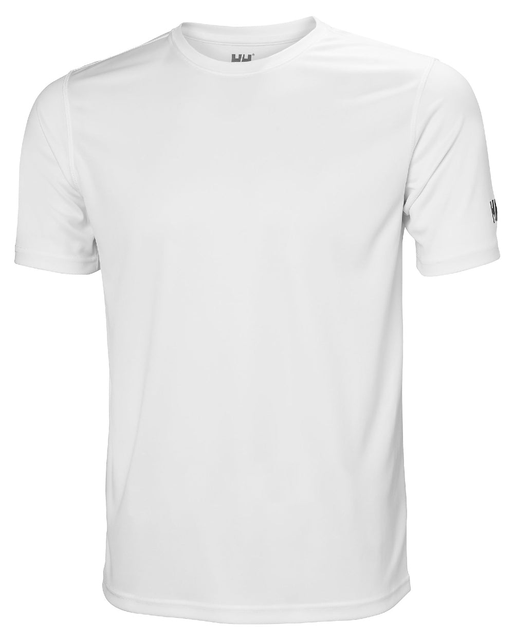 White coloured Helly Hansen Mens Tech T-Shirt 2.0 on white background