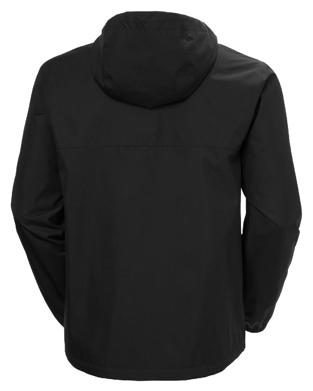 Black coloured Helly Hansen Mens Vancouver Rain Jacket on white background