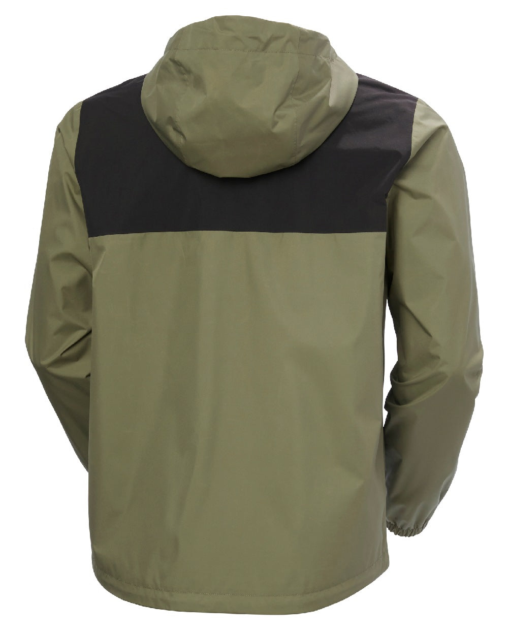 Lav Green coloured Helly Hansen Mens Vancouver Rain Jacket on white background