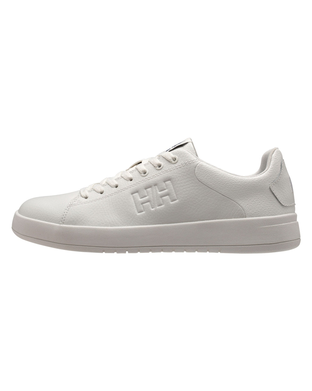 Off White Coloured Helly Hansen Mens Varberg Classic Marine Lifestyle Shoes on white background