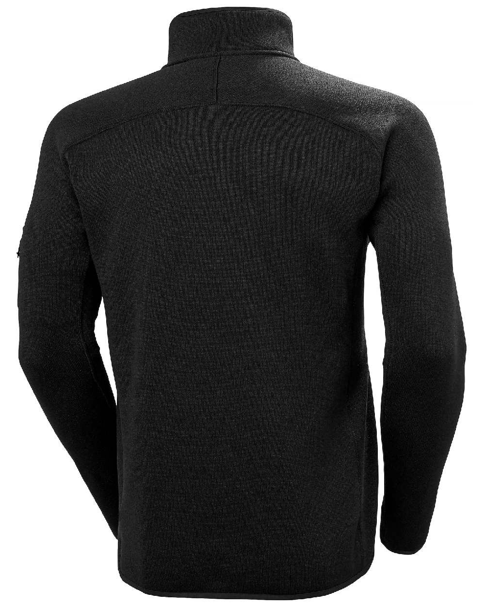 Black Coloured Helly Hansen Mens Varde Fleece Jacket 2.0 on white background