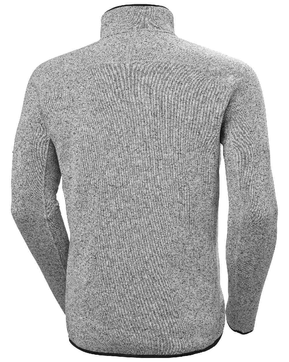 Grey Fog Coloured Helly Hansen Mens Varde Fleece Jacket 2.0 on white background