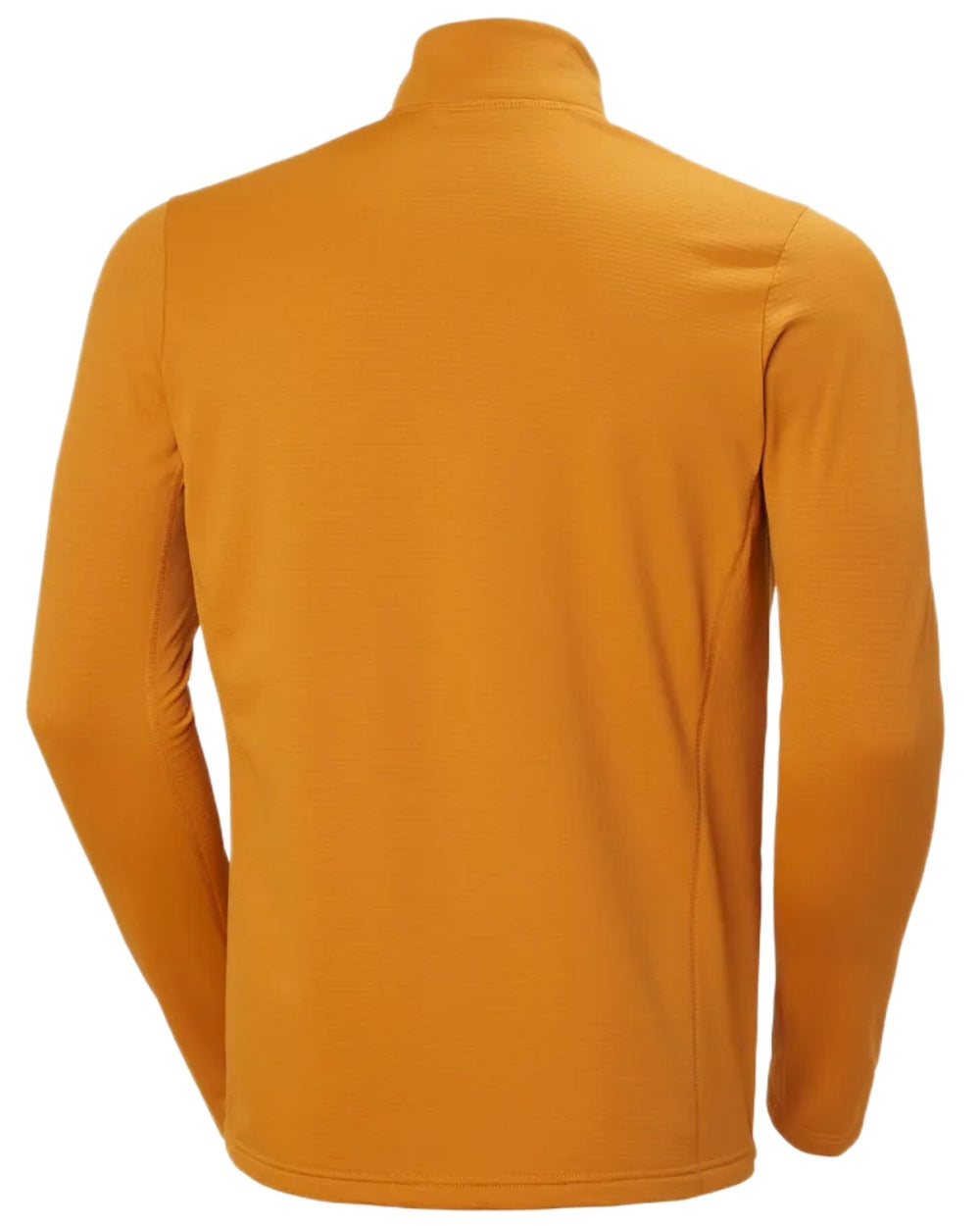 Mustard coloured Helly Hansen Mens Versalite Fleece Jacket on white background