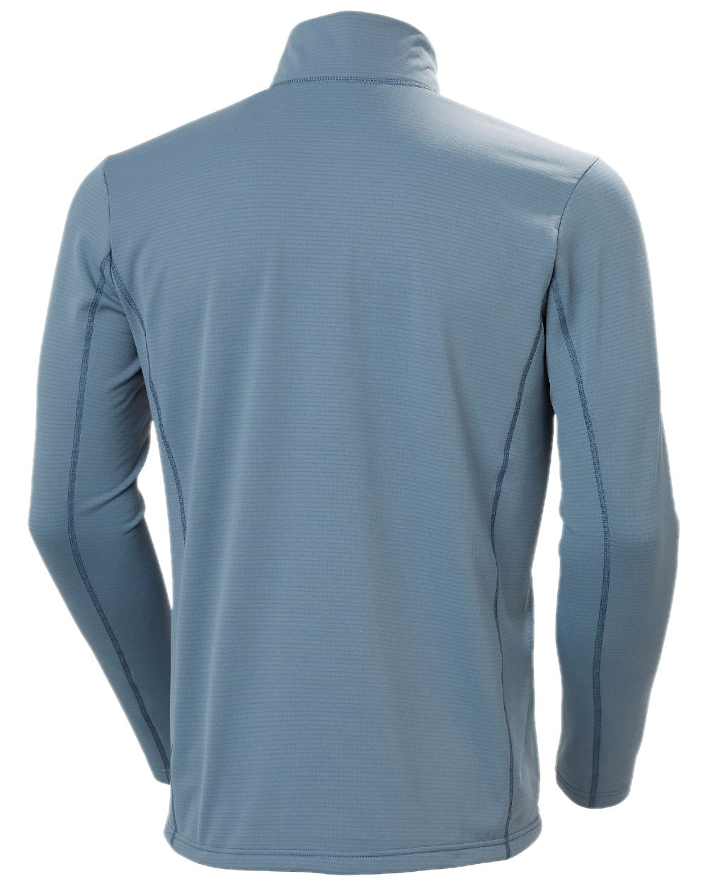 Washed Navy Coloured Helly Hansen Mens Versalite Half Zip Fleece on white background