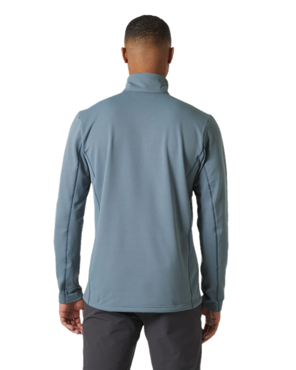 Washed Navy Coloured Helly Hansen Mens Versalite Half Zip Fleece on white background