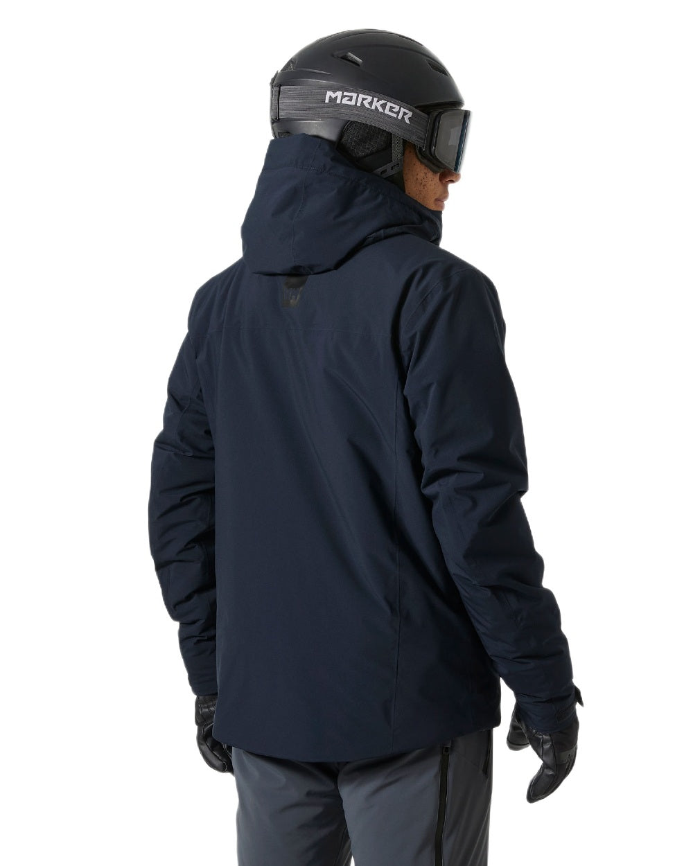 Navy Coloured Helly Hansen Panorama 2.0 Insulated Jacket on white background