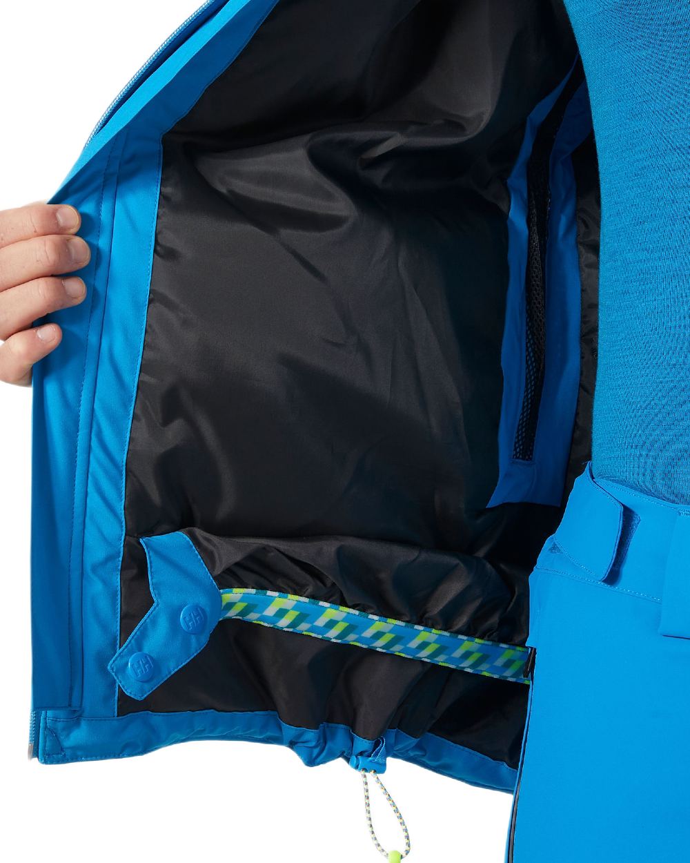 Neptune Blue Coloured Helly Hansen Panorama 2.0 Insulated Jacket on white background