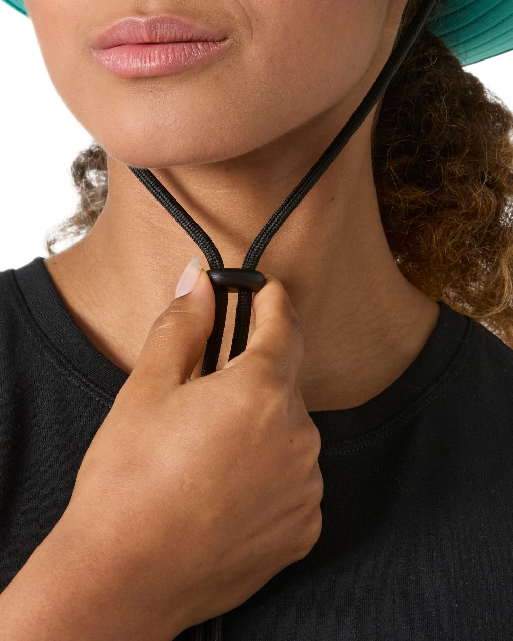 Dark Mint coloured Helly Hansen Roam Hat on white background