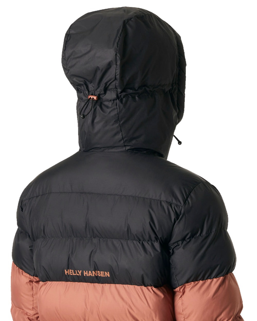 Cedarwood Coloured Helly Hansen Womens Active Puffy Parka on white background