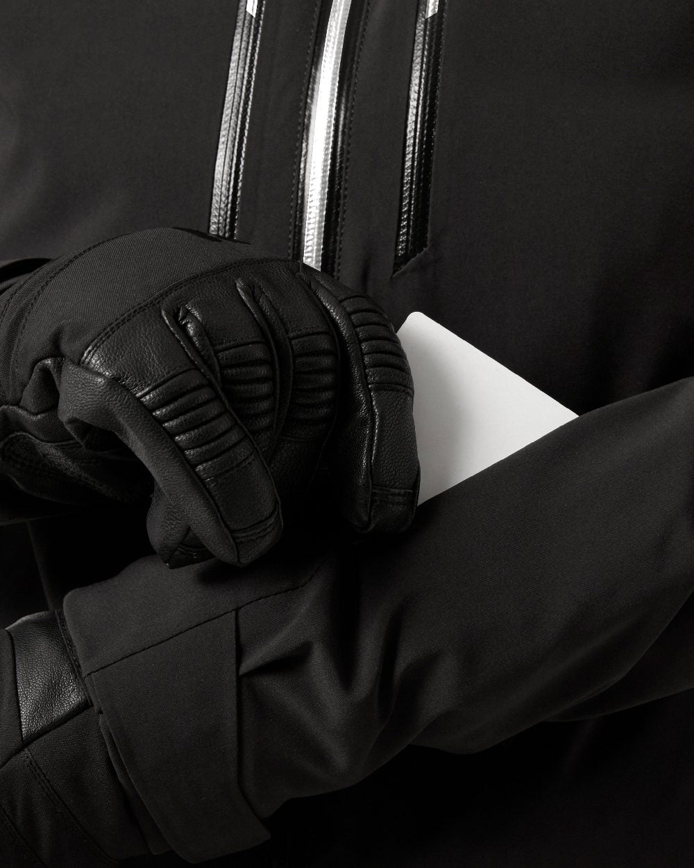 Black Coloured Helly Hansen Womens Alphelia Lifaloft Ski Jacket on white background