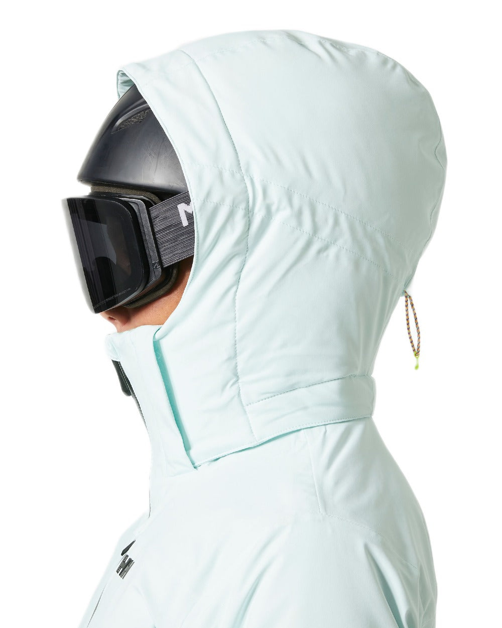 Icicle Coloured Helly Hansen Womens Alphelia Ski Jacket on white background