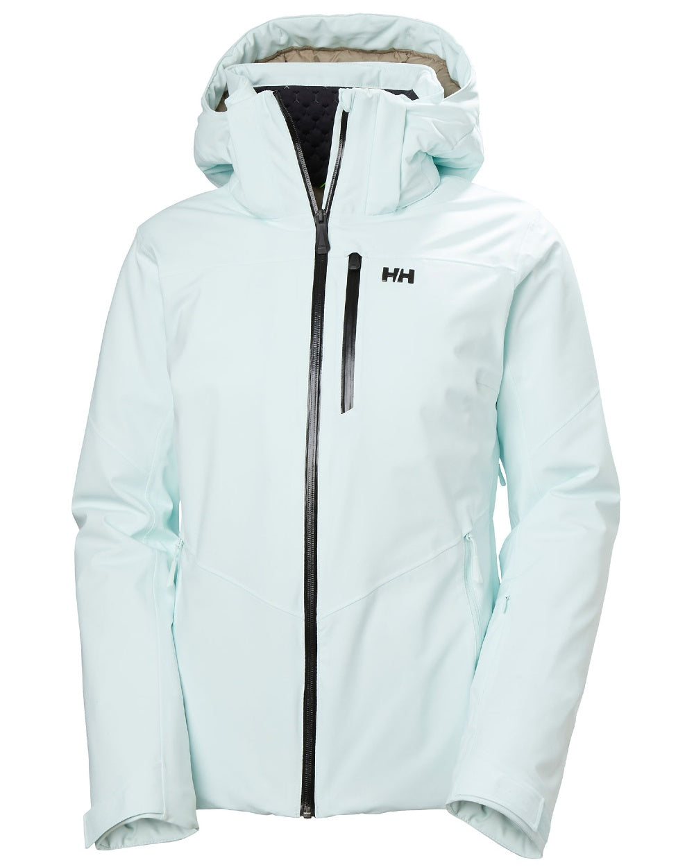 Icicle Coloured Helly Hansen Womens Alphelia Ski Jacket on white background