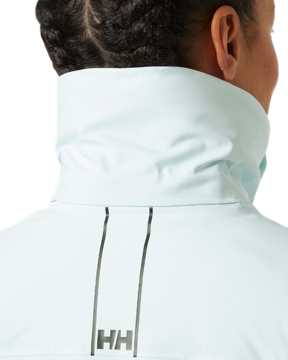 Icicle Coloured Helly Hansen Womens Alphelia Ski Jacket on white background