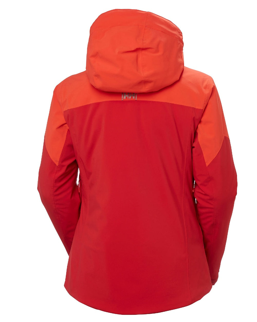 Red Coloured Helly Hansen Womens Alphelia Ski Jacket on white background