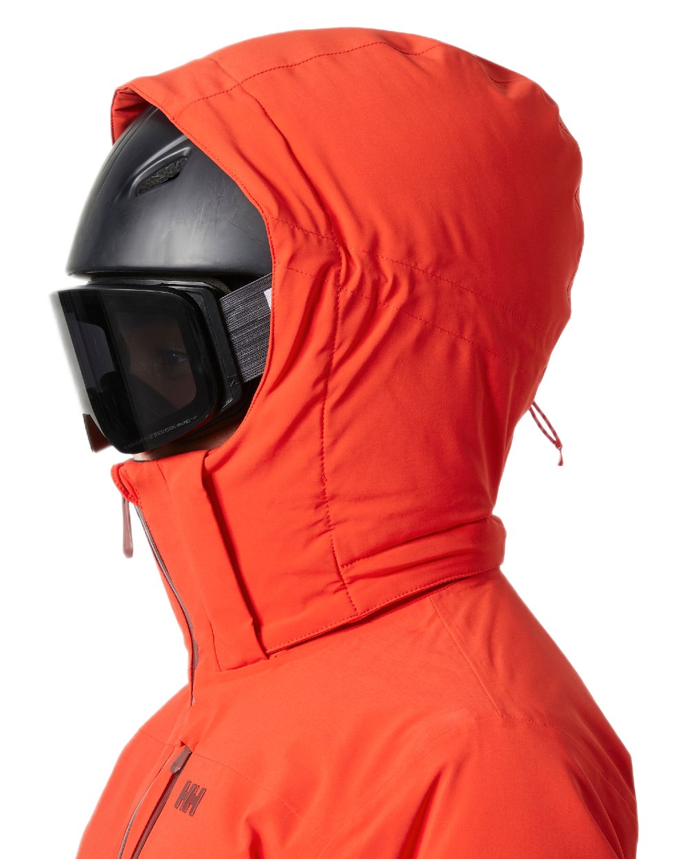 Red Coloured Helly Hansen Womens Alphelia Ski Jacket on white background