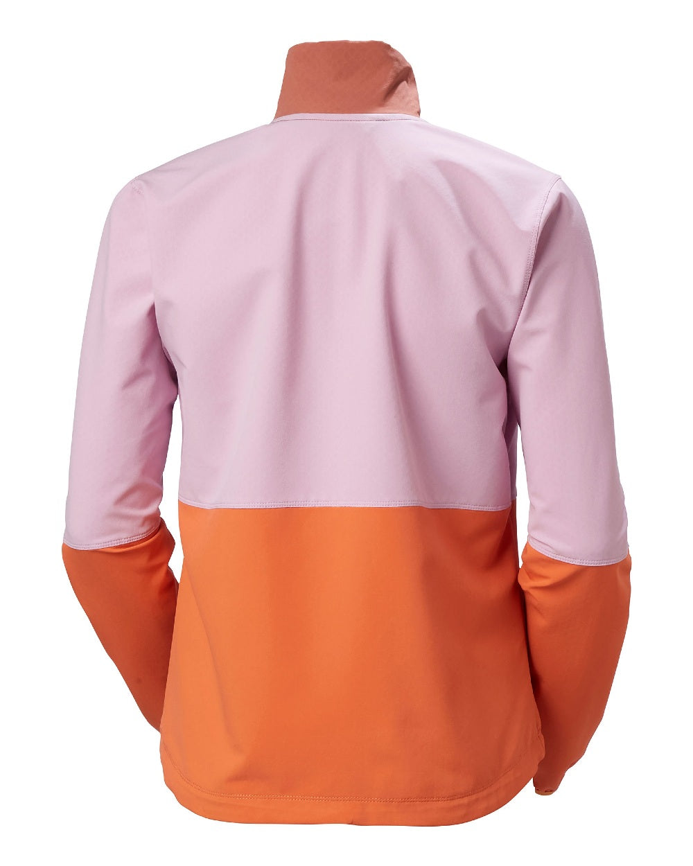 Bonfire Cedarwood coloured Helly Hansen Womens Cascade Shield Anorak on white background