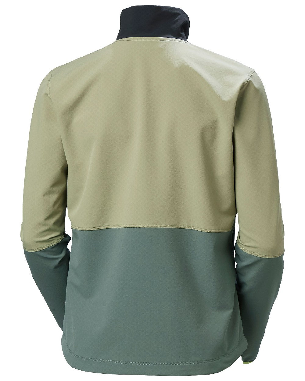 Grey Cactus Ebony coloured Helly Hansen Womens Cascade Shield Anorak on white background