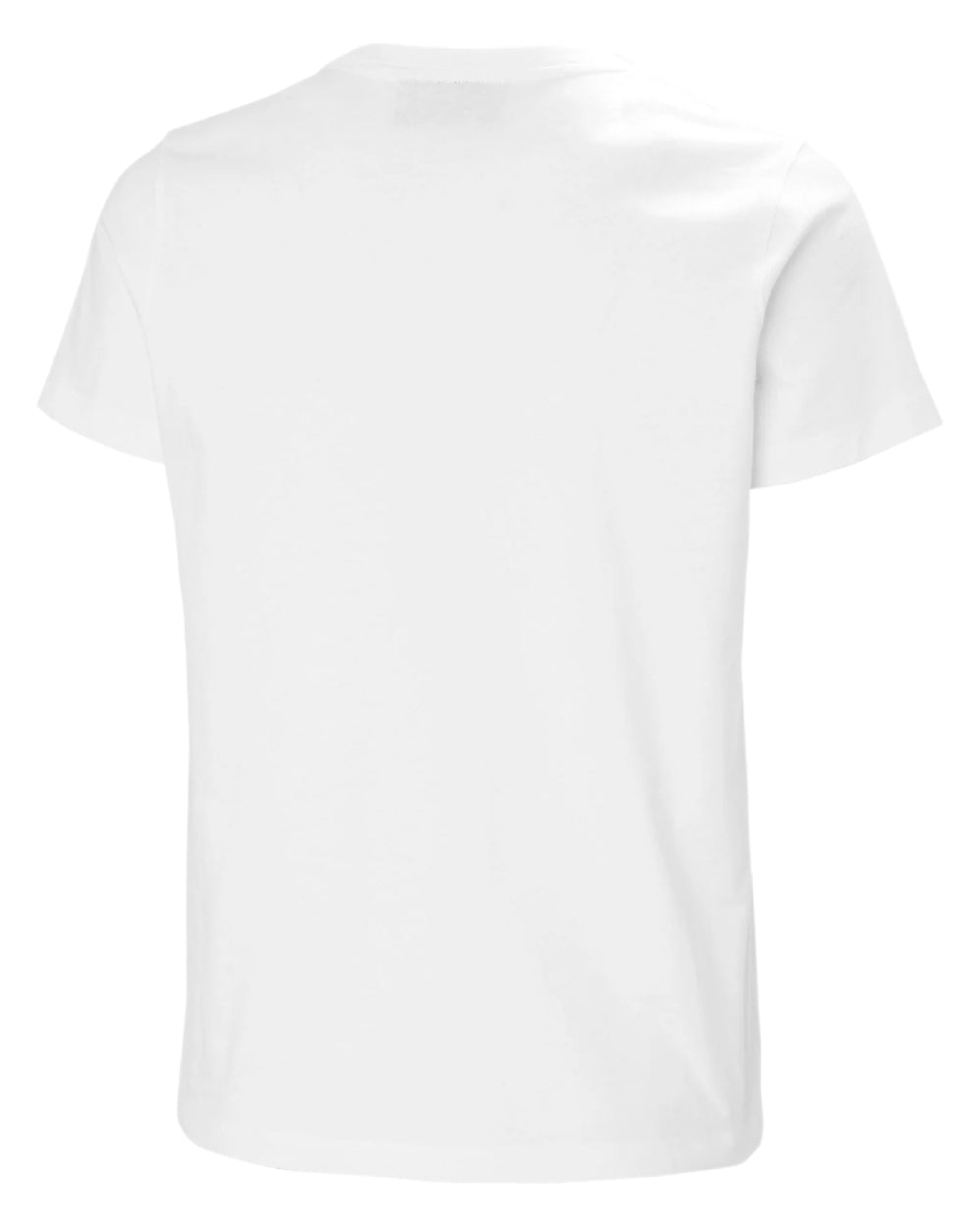 White coloured Helly Hansen Womens Core T-Shirt 2.0 on white background