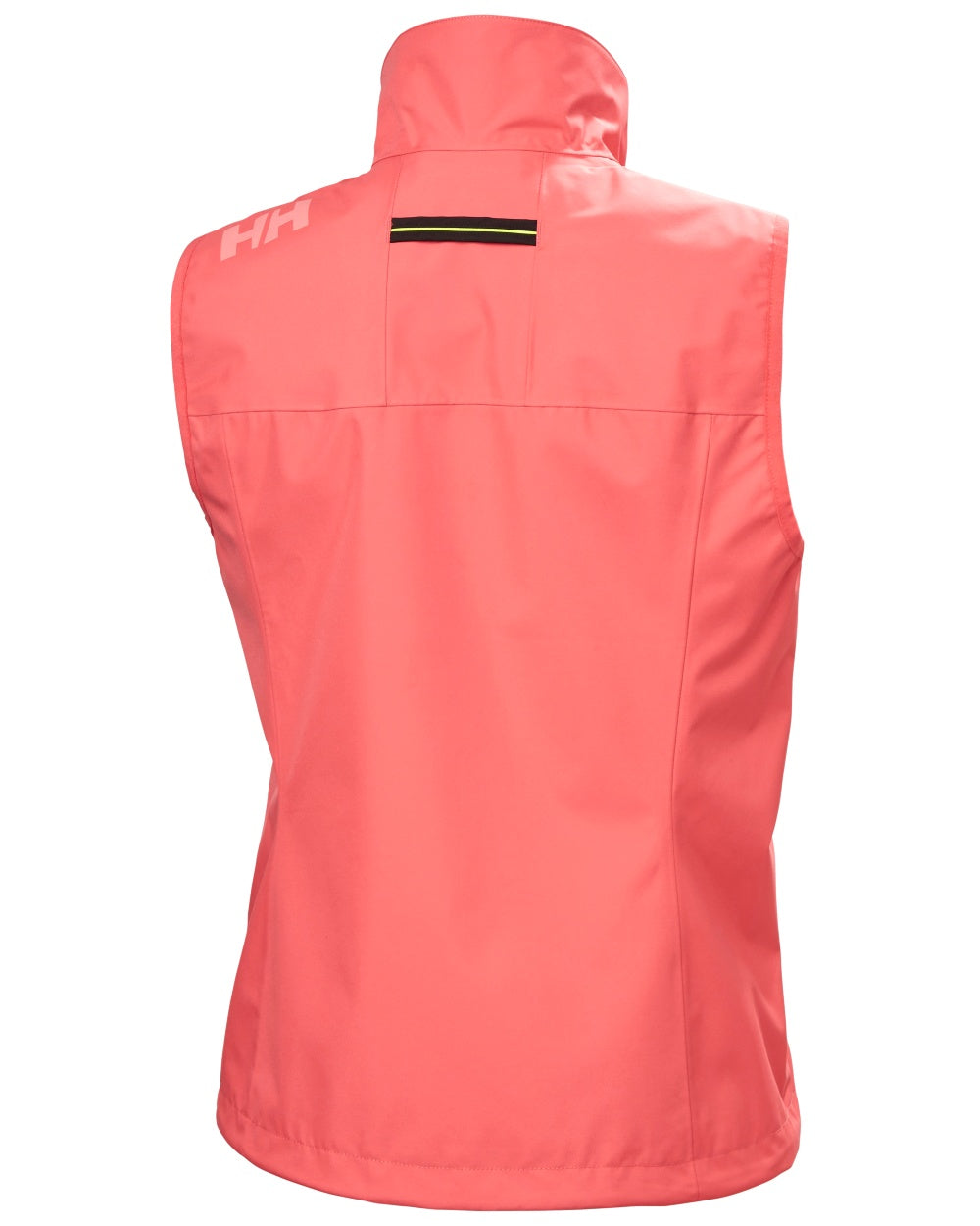 Sunset Pink coloured Helly Hansen Womens Crew Sailing Vest 2.0 on white background