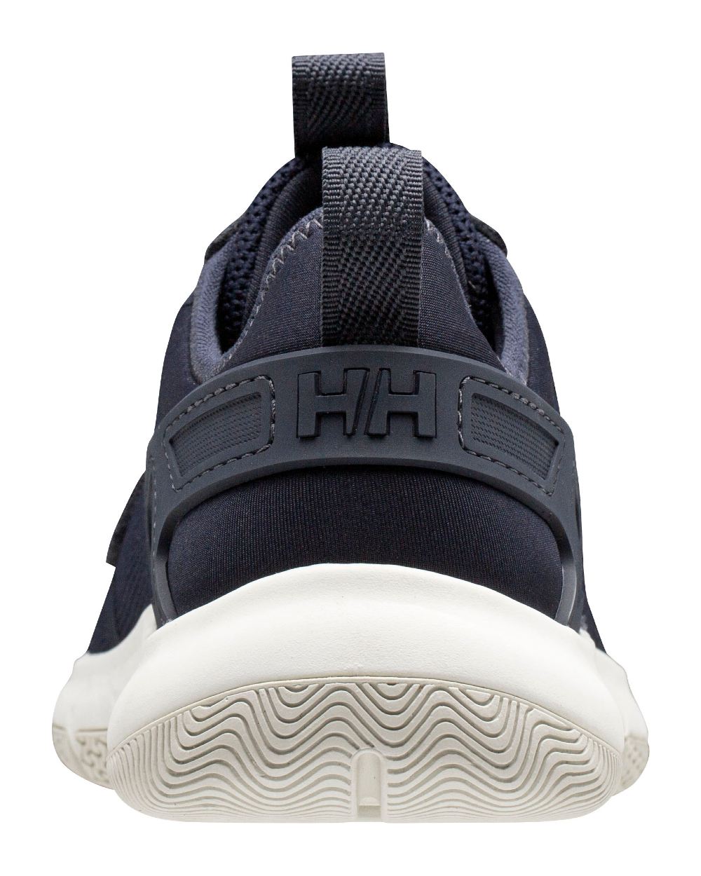 Navy Off White Coloured Helly Hansen Womens Henley Sneakers on white background
