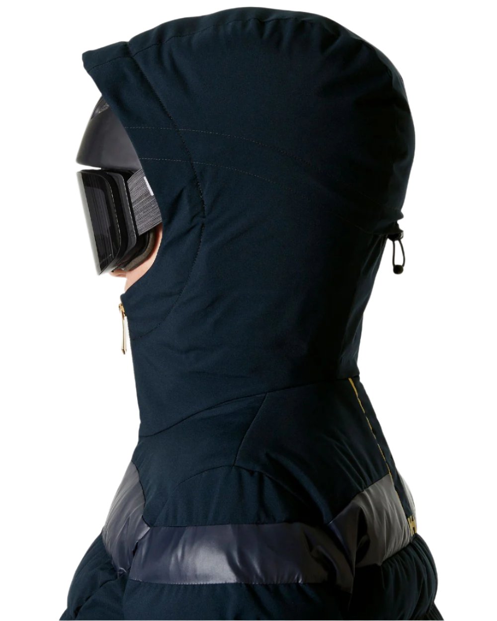 Navy Coloured Helly Hansen Womens Imperial Puffy Jacket on white background