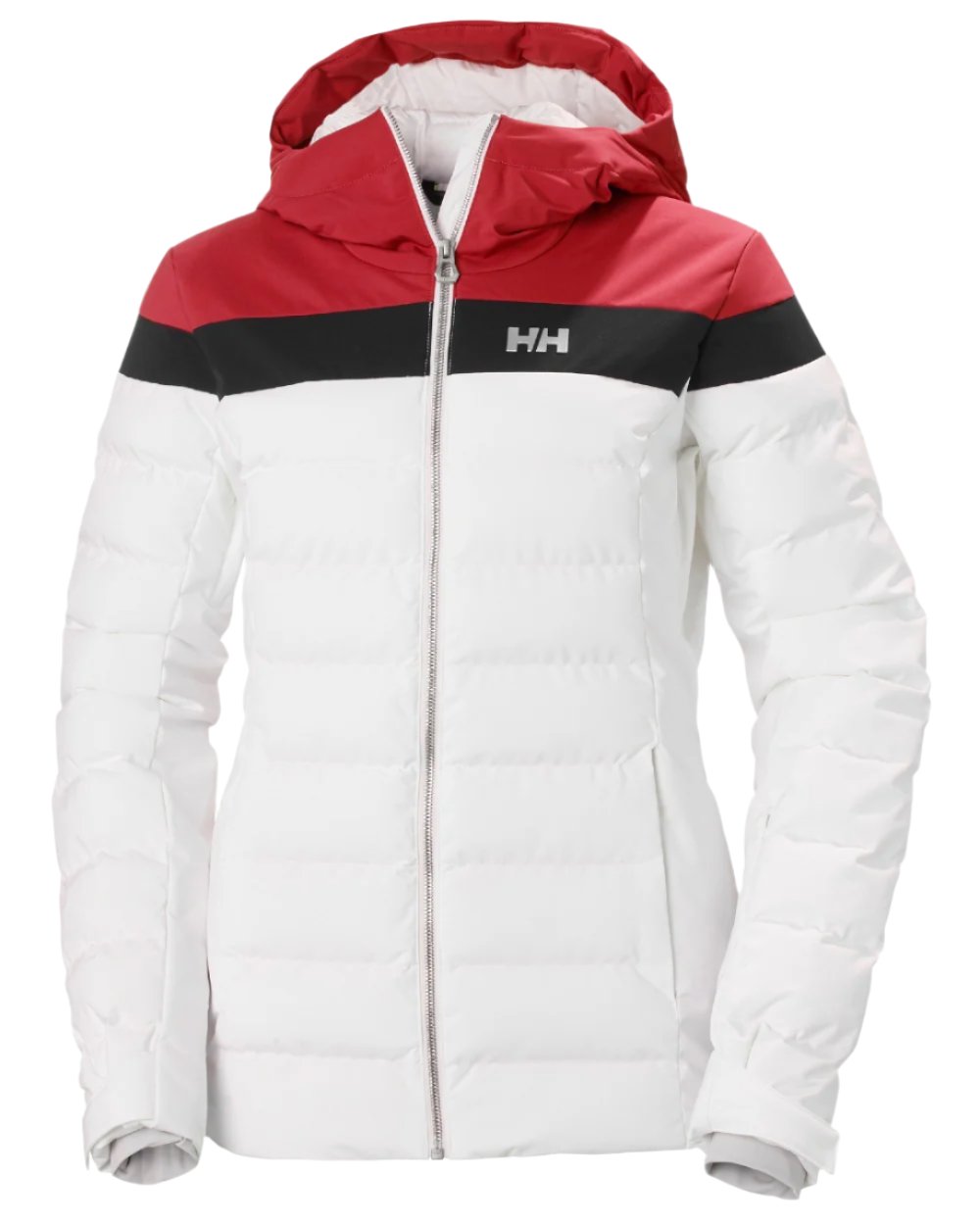 White Coloured Helly Hansen Womens Imperial Puffy Jacket on white background