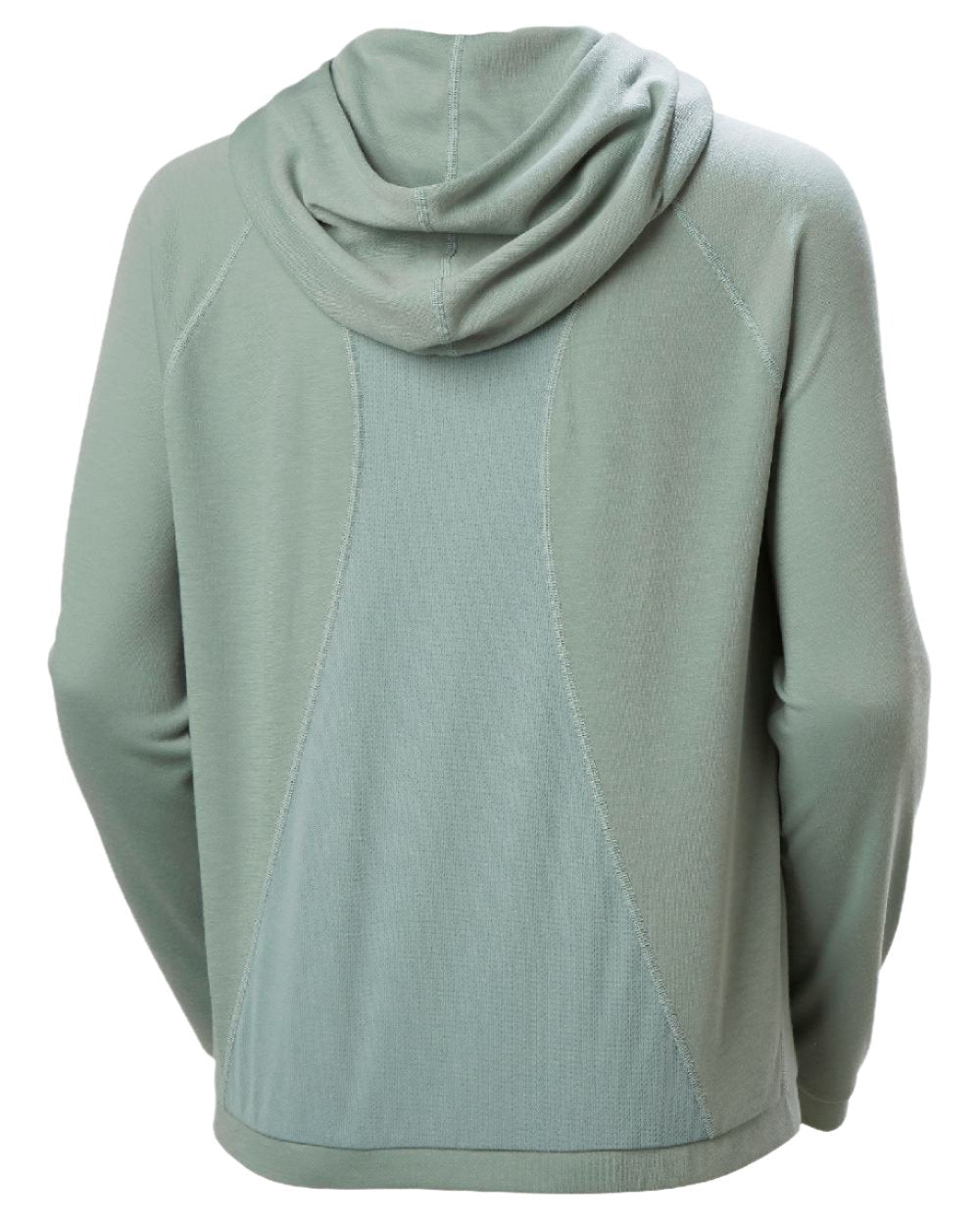 Eucalyptus coloured Helly Hansen Womens Inshore Hoodie 2.0 on white background
