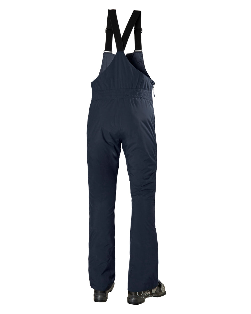 Navy Coloured Helly Hansen Womens Legendary Insulated Bib Pants on white background